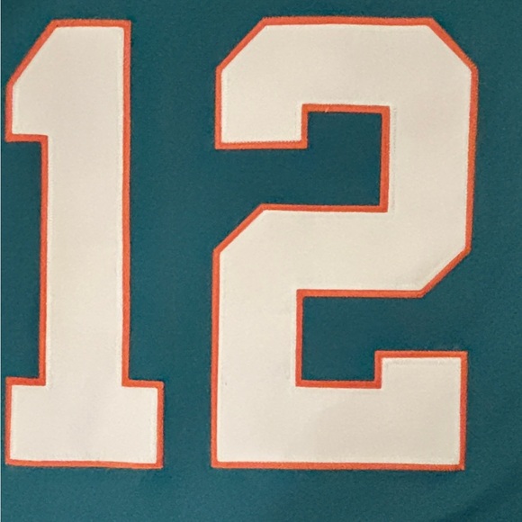 Authentic Bob Griese Mitchell and Ness throwbacks dolphins 1967 jersey size 52 - Picture 7 of 10